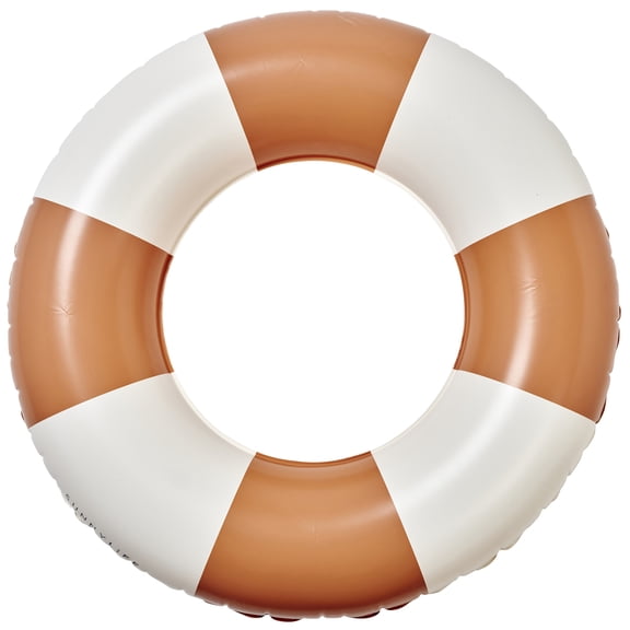 Sunnylife: Tube Pool Ring - Tierra Clay Terracotta - 35" Round Inflatable Water Float, Beach-Swimming Play Lounge, 132lb Max, Kid-Teens-Adults 6+