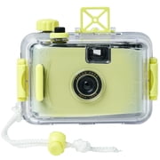 Sunnylife Underwater Camera - Zest Neon Green - Pool Side Retro Film Camera, Detachable Waterproof Casing, Wrist Strap, Focus Free, Water-Beach, 35mm