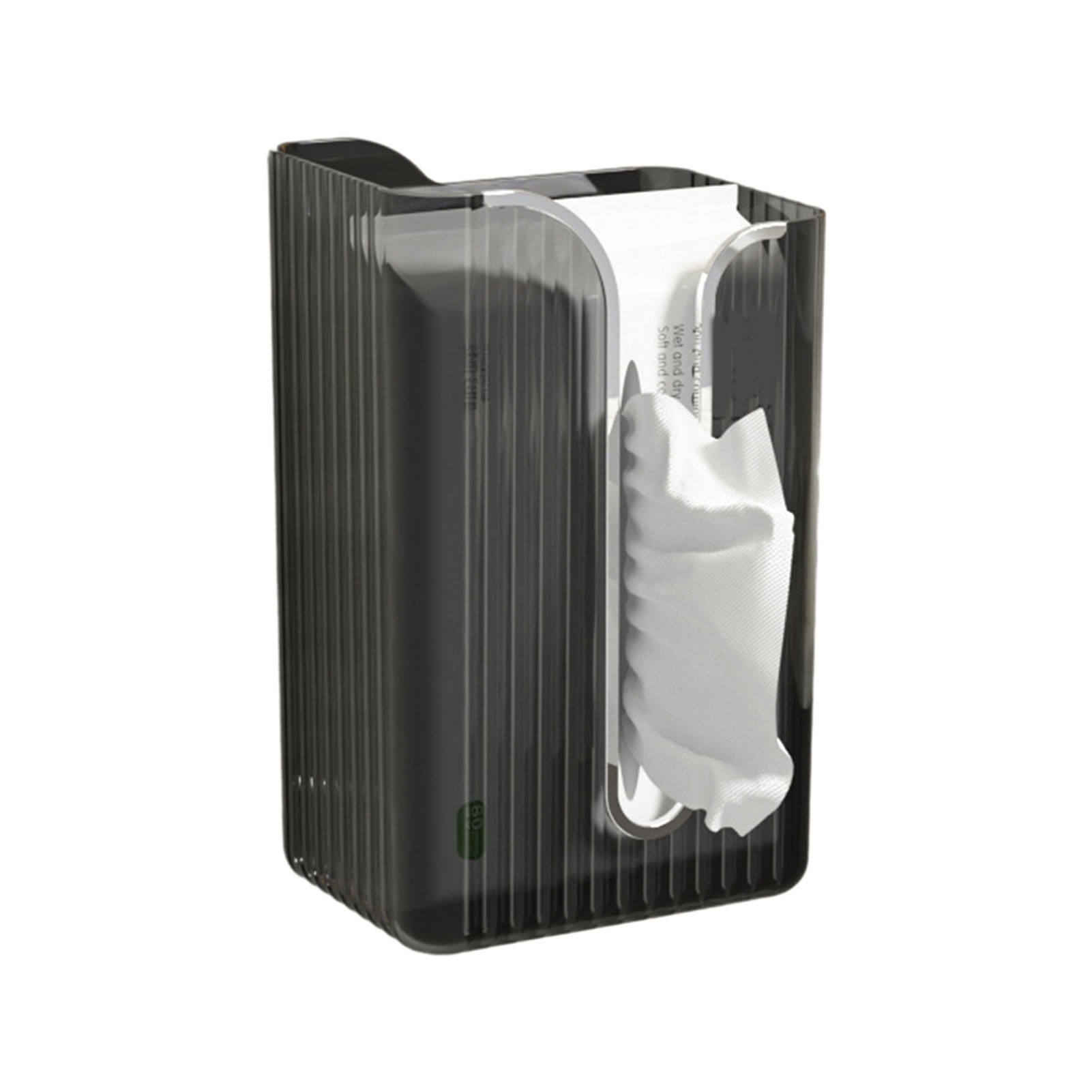 Sunnymall Wall Tissue Box Wet Wipe Dispenser Wallmounted Transparent