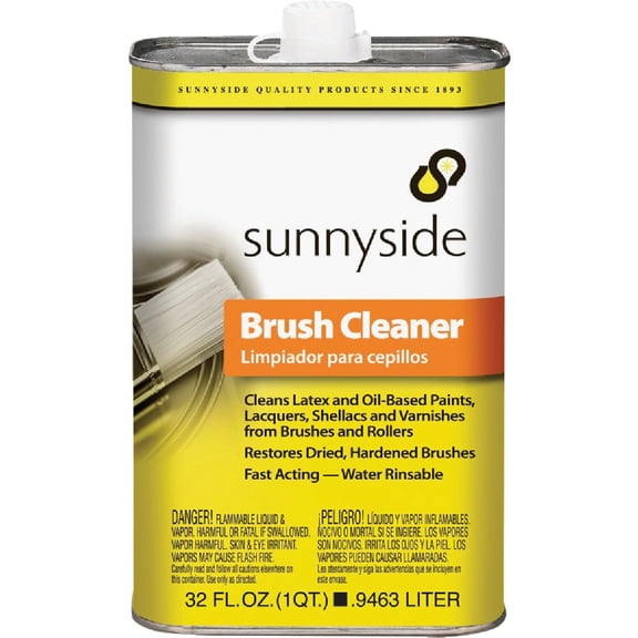 Sunnyside Brush Cleaner Ready To Use - Liquid Cleans Paint Brushes - 1 Quart
