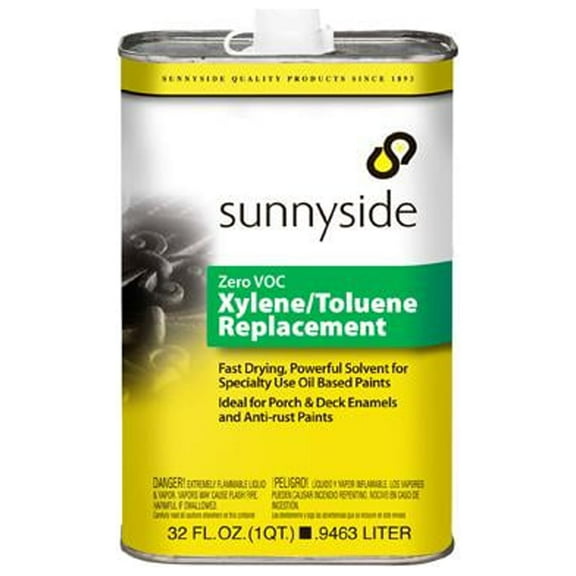 Sunnyside 47432 Xylol/Toloul Paint Cleaning Solvent, 1-Qt. - Quantity 1