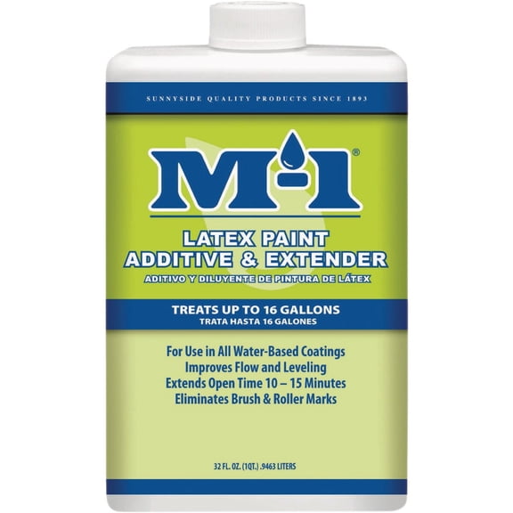 Sunnyside 70332M M-1 Latex Paint Additive & Extender, 1 Quart