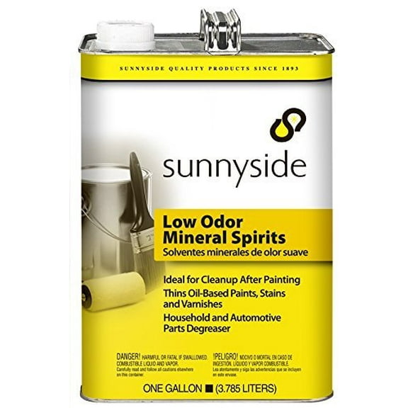 Sunnyside Corporation 803G1 Low Odor Mineral Spirits Paint Thinner, Cleaner and Degreaser, Gallon, 6 Pack