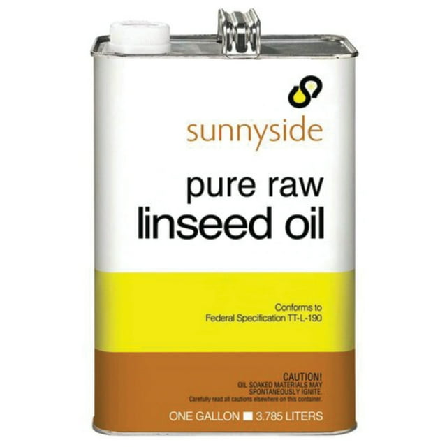 Sunnyside Raw Linseed Oil, 32 oz.