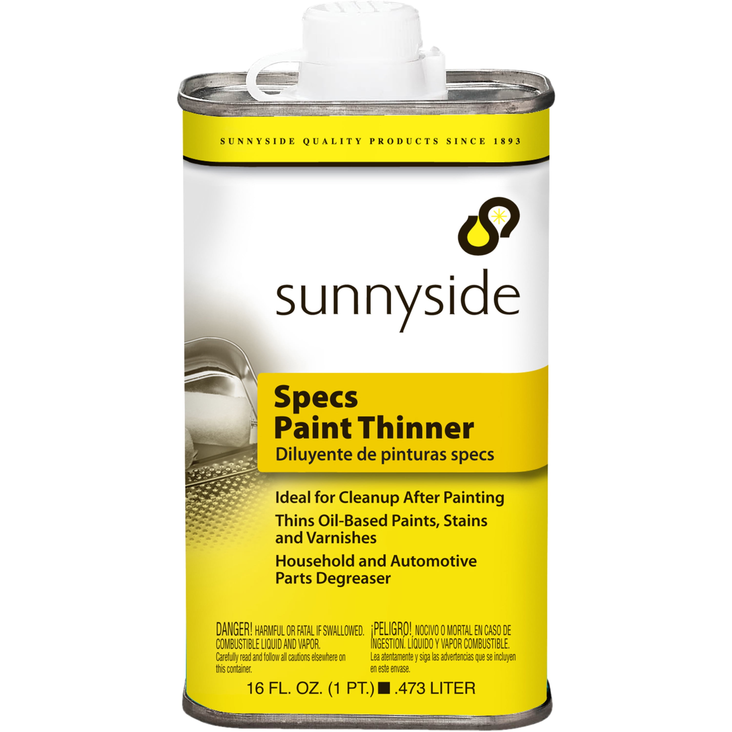 Sunnyside Specs Paint Thinner (Mineral Spirits), Pint 