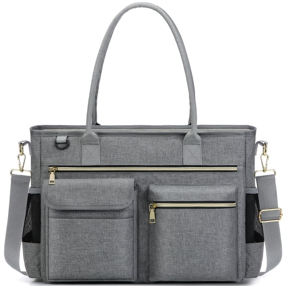 Sunnyway Laptop Bag for Women 15.6 Inch Work Teacher Tote Bag Nurse Bag Professional Laptop Tote Computer Messenger Shoulder Bag Large Handbag Business Office Work Bag Briefcase Student Gift Idea