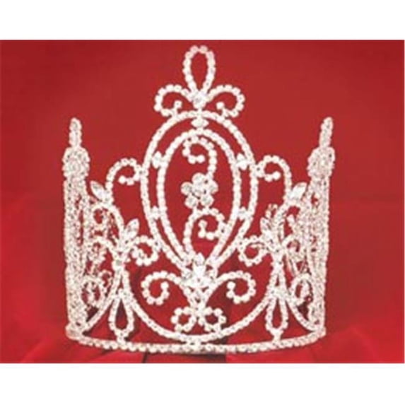 Sunnywood 3482 Silver Rhinestone Queen Crown