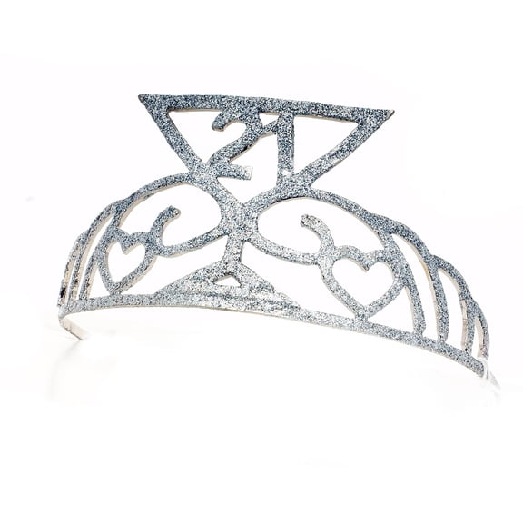 Sunnywood Cheers 21 Glitter Tiara Adult Costume Accessory