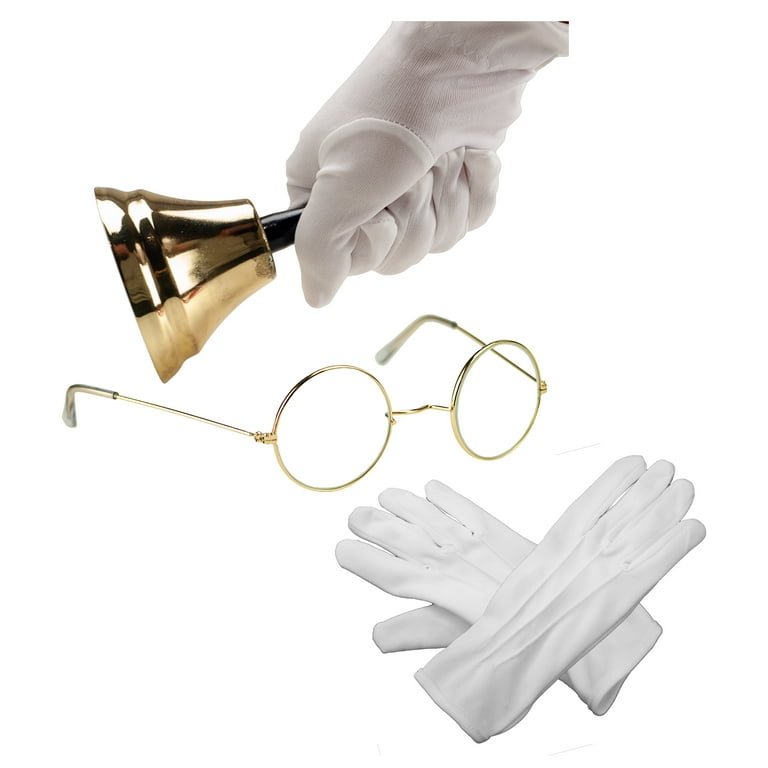 Gold Hand Bell Santa Costume Accessory Gold Hand Bell Santa Costume Accessory