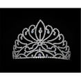 thumbnail image 1 of Sunnywood  Silver Rhinestone Tiara - AB Stone - 4.63 inches, 1 of 1