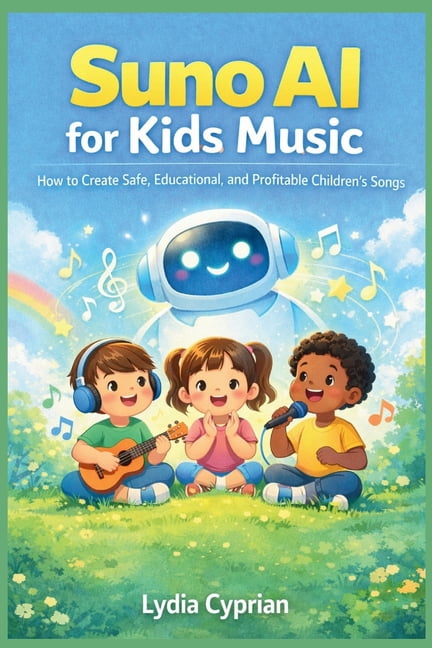 Suno AI for Kids Music: How to Create Safe, Educational, and Profitable Children's Songs, (Paperback)