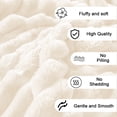 thumbnail image 1 of Sunocda Throw Blanket, 70x100CM Extra Large Super Soft Thick Double Layer Raschel Fleece Blanket - Solid Color Velvet Throw Blanket for Couch Bed Sofa Home Decor, 1 of 6