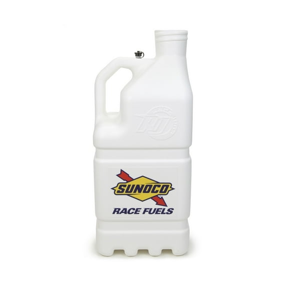 Sunoco Race Jugs R7500WH Utility Jug 5 Gallon with O-ring Seal Cap White