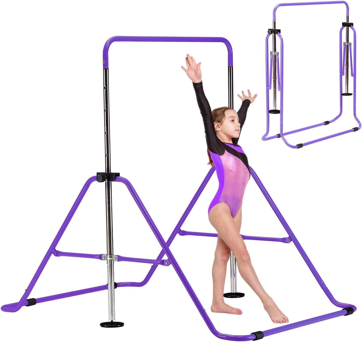 Sunoutife Gymnastics Bar For Kids, Gymnastic Kip Training Bar For Home