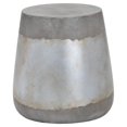 thumbnail image 1 of Sunpan Aries 15" Round-shaped Modern Concrete Side Table in Silver, 1 of 4