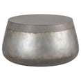 thumbnail image 1 of Sunpan Aries 31" Round Modern Concrete Coffee Table in Silver, 1 of 1