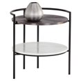 thumbnail image 1 of Sunpan Brighton 20.25" Contemporary Metal Nightstand in Brown, 1 of 4