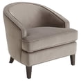 thumbnail image 1 of Sunpan Coleman 20" Modern Fabric Lounge Chair in Gray/Espresso, 1 of 3