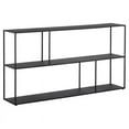 thumbnail image 1 of Sunpan Eiffel 60" Rectangular Modern Metal Large Low Bookcase in Matte Black, 1 of 1