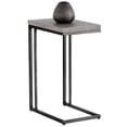 thumbnail image 1 of Sunpan Sawyer 12" Rectangular Modern Concrete and Metal End Table in Gray, 1 of 3