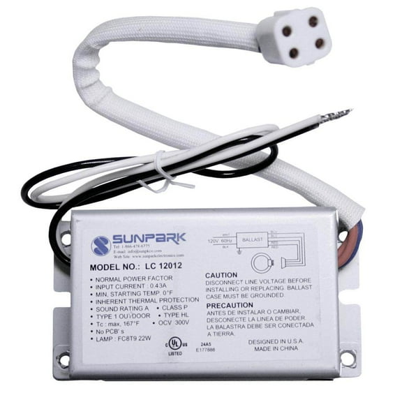 Sunpark 21021 - LC12012T T9 Fluorescent Ballast