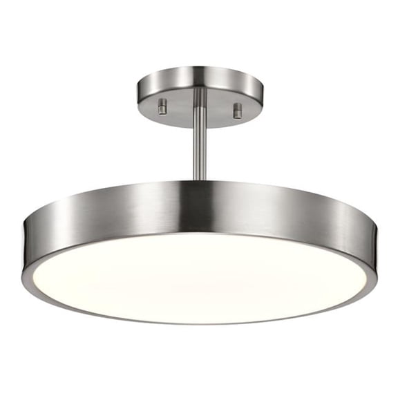 Sunpark DC336D-PD-4000K-62 14 in. 4000K LED Ceiling Pendant Light, Satin Nickel