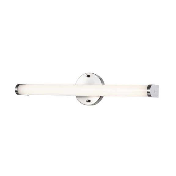 Sunpark FL0224D-VT-4000K-62 22 x 4.8 x 3.8 in. 11W & 4000K CT Energy Star Integrated LED Vanity Light Fixture, Satin Nickel - Pack of 5