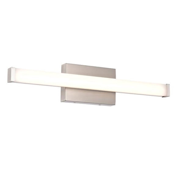 Sunpark FL5354D-J-MCT-62 46 x 4.7 x 2.7 in. 35W & Tunable Color Temperature Integrated LED Vanity Light Fixture, Satin Nickel