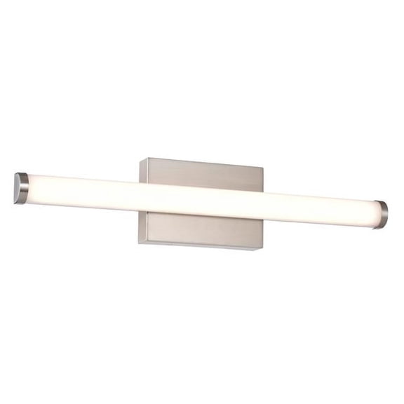 Sunpark FL5539D-J-MCT-62 34 x 4.7 x 2.7 in. 23W & Tunable Color Temperature CEC Complaint Integrated LED Vanity Light Fixture, Satin Nickel