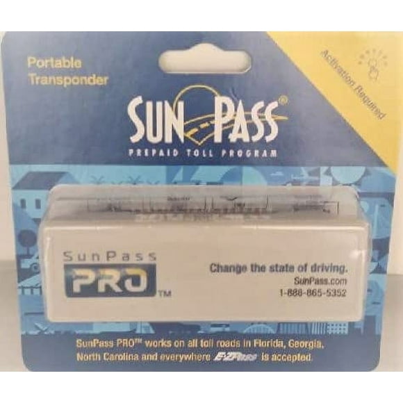 Sunpass Portable Prepaid Toll Transponder for Florida