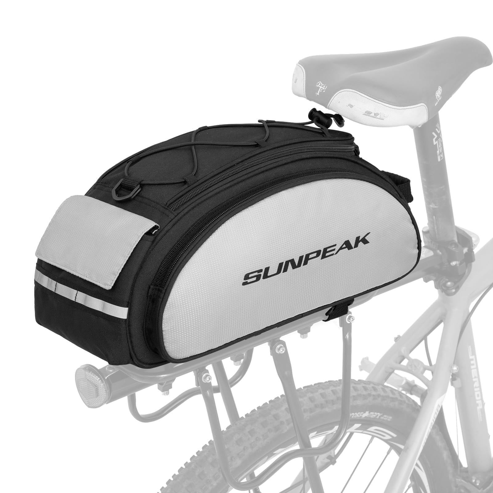 Sunpeak Waterproof Bike Rack Trunk Panniers Multifunctional Bicycle