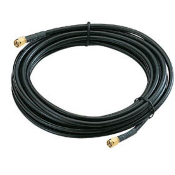 Sunpentown 15-WC09 Wireless Extension Cable plus RG-58 plus SMA Male to Male plus 5M