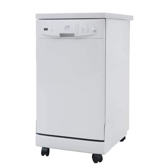 Sunpentown 18" Portable Dishwasher with Energy Star, White