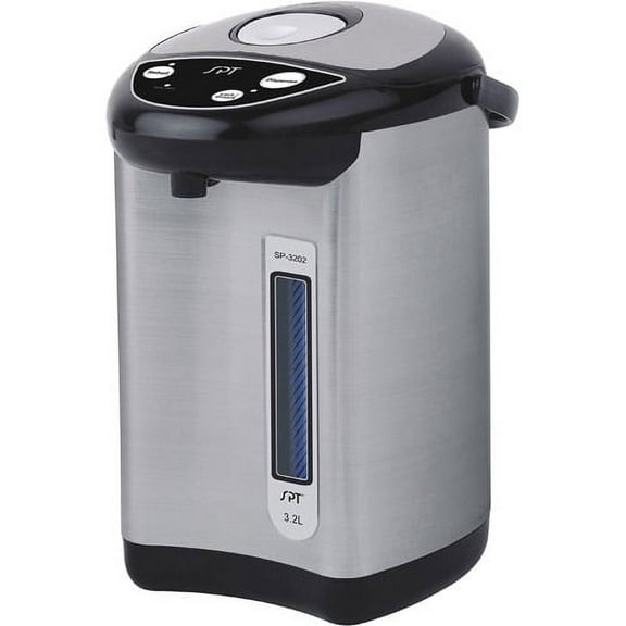 Sunpentown 3.2 Liter Hot Water Dispenser with Re-Boil Function, Stainless Steel