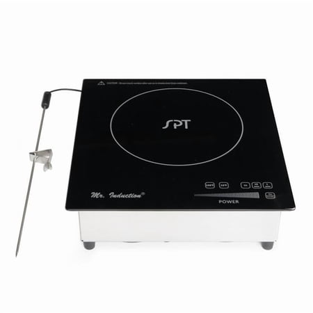 Sunpentown SR-658RT 3520W Built-in & Countertop Commercial Induction Cooktop with Temperature Probe