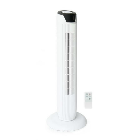 Sunpentown - Tower Fan with Remote and Timer - White