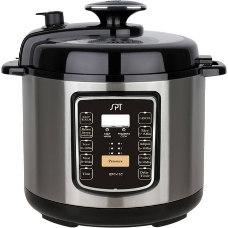 SPT - 6.5qt Digital Pressure cooker - Steel
