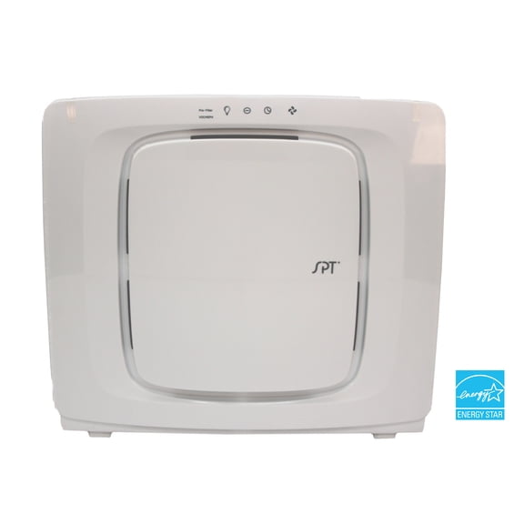 Sunpentown AC-3037 HEPA Air Cleaner with Triple Filtration, 232 sf ft Room Capacity, White