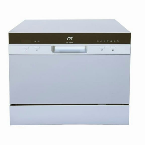 Sunpentown  Countertop Dishwasher with Delay Start in Silver