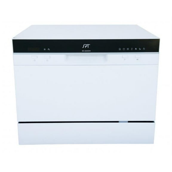 Sunpentown  Countertop Dishwasher with Delay Start in White