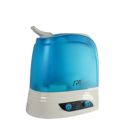 Sunpentown - Dual Mist Humidifier with ION Exchange Filter - White
