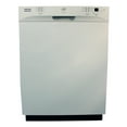 thumbnail image 1 of Sunpentown Energy Star 24″ Built-In Stainless Steel Tall Tub Dishwasher with Heated Drying, White SD-6501W, 1 of 7