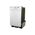 thumbnail image 1 of Sunpentown SD-9254WB 18 in. Energy Star Built-In Dishwasher with Heated Drying, White, 1 of 11