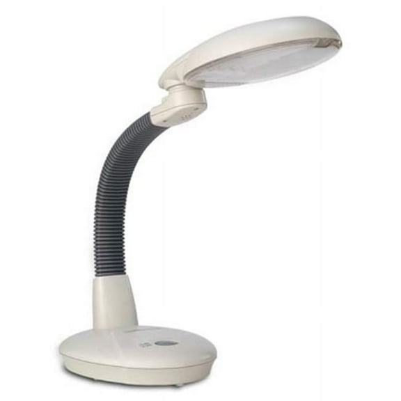Sunpentown SL-821G Easy Eye Energy Saving Desk Lamp in Gray 4-Tubes Bulb
