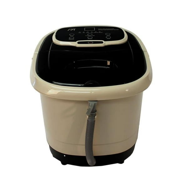 Sunpentown SPA-3549 Foot Spa Bath Massager with Motorized Rollers, Tan & Black