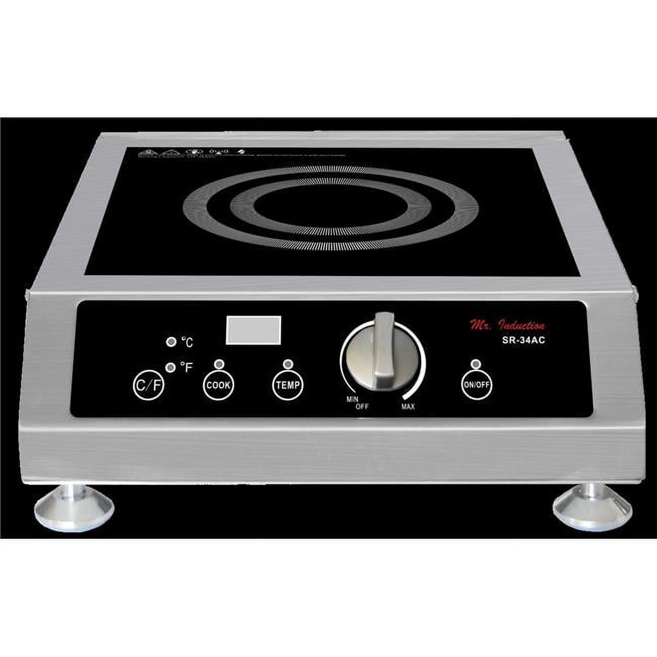Sunpentown SR34ACA 3400 watt Commercial Induction Range Countertop