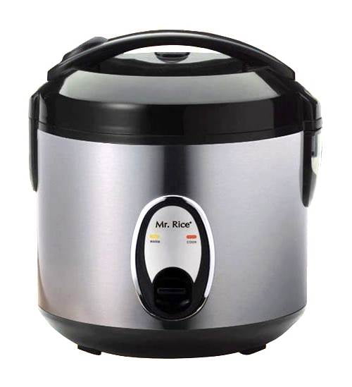 Sunpentown SC-0800S 4 Cup Rice Cooker With Stainless Steel Body 