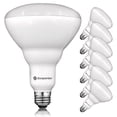thumbnail image 1 of Sunperian BR40 LED Flood Light Bulb 13W=85W 3500K Natural White 1400lm Dimmable Fixture Rated UL Listed E26 6-Pack, 1 of 7