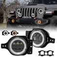 thumbnail image 1 of Sunpie Jeep Wrangler 4" LED Fog Lights with DRL & Amber Turn Signal for 4XE JL JLU JT Gladiator (2pcs/set), 1 of 9