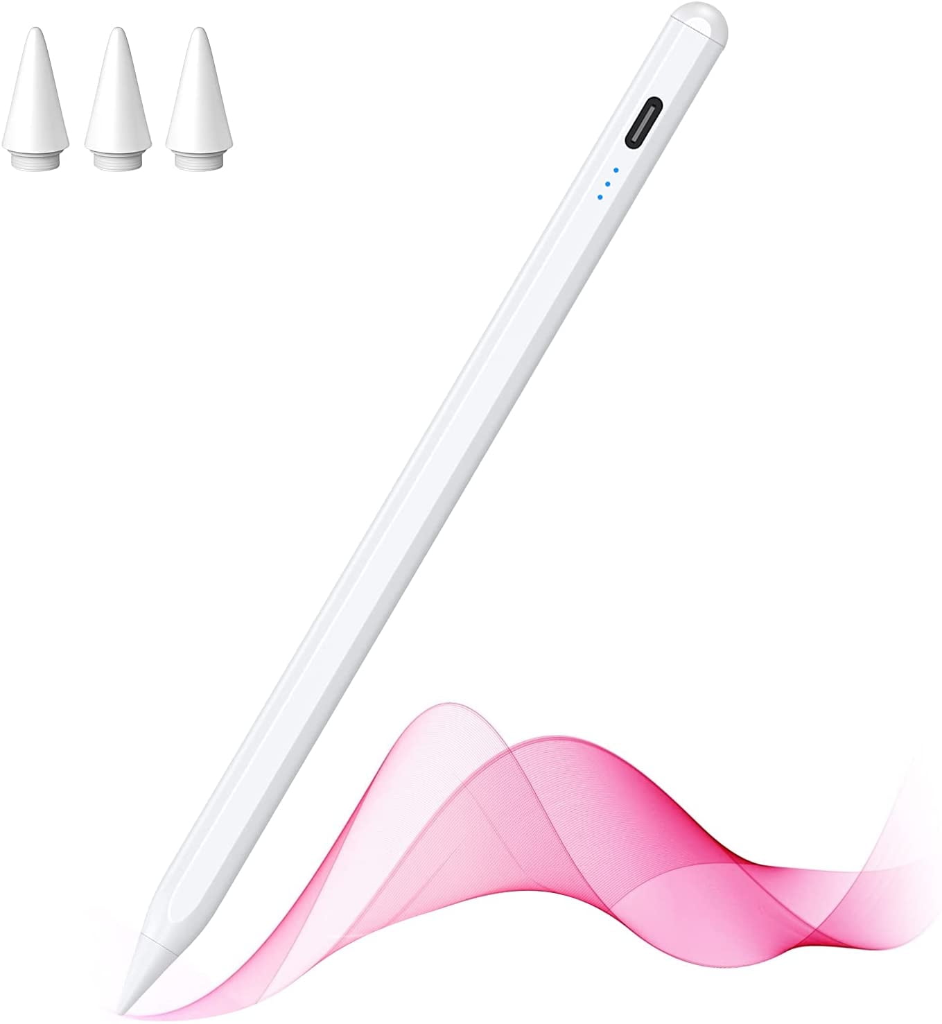 Sunpolin Stylus Pen for Apple iPad, Palm Rejection & Tilt Active Pencil  Compatible with iPad Pro 11/12.9, iPad 9/8/7/6, iPad Air 4/3, iPad Mini 6/5  